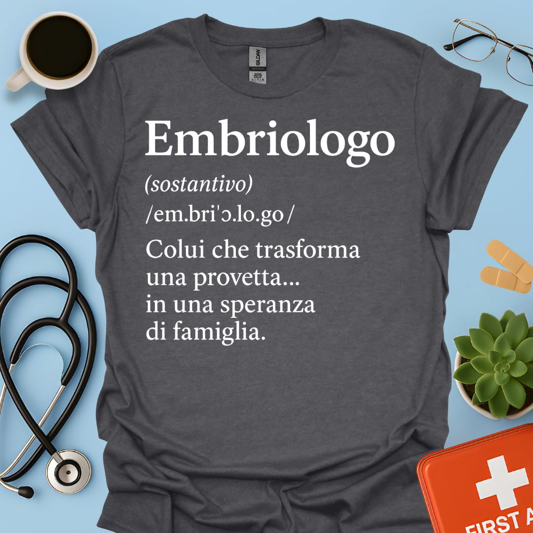 Maglietta Definizione Embriologo