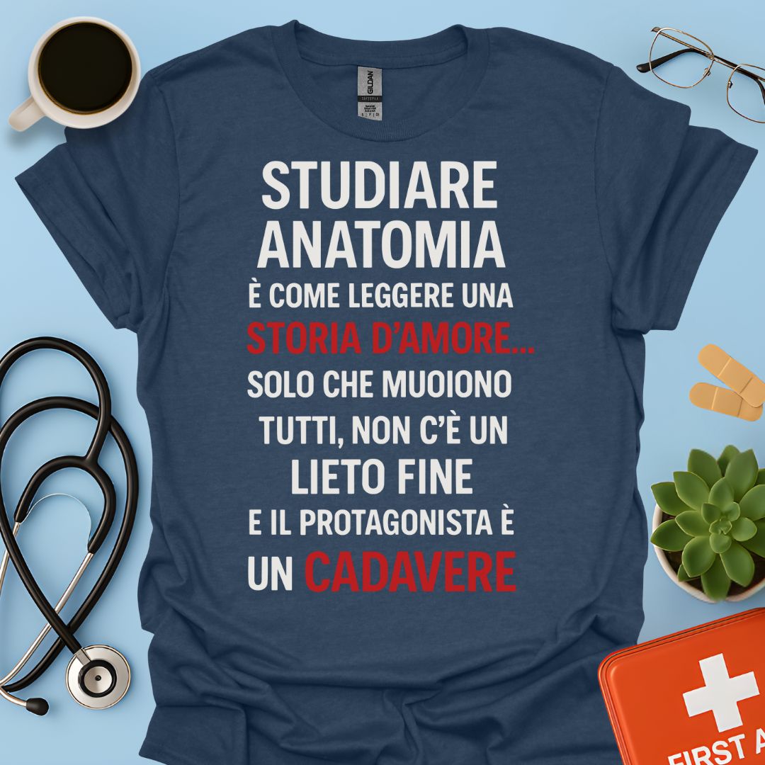 Studente Professore di Anatomia Divertente Maglietta