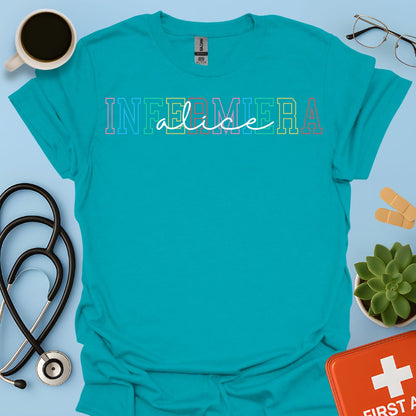 Infermiera Personalizzata Maglietta
