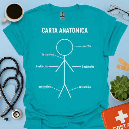 Carta Anatomica Maglietta