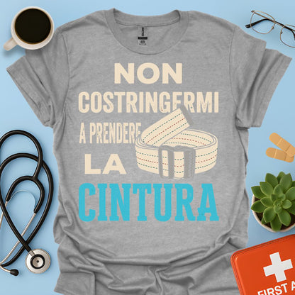 Maglietta Divertente Cintura