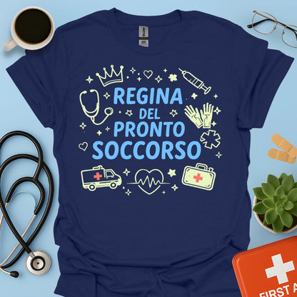 Regina del Pronto Soccorso - Maglietta Medico d'Urgenza