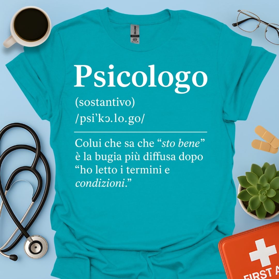 Definizione Psicologo Maglietta