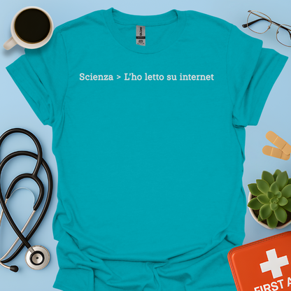 La scienza > L'ho letto su internet - Infermieri Medici Specializzandi Maglietta