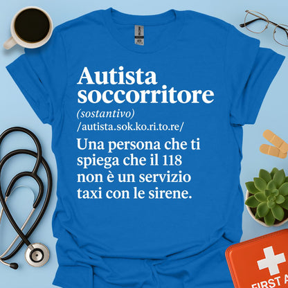 Maglietta Autista Soccorritore 118 – Regalo Divertente Ambulanza