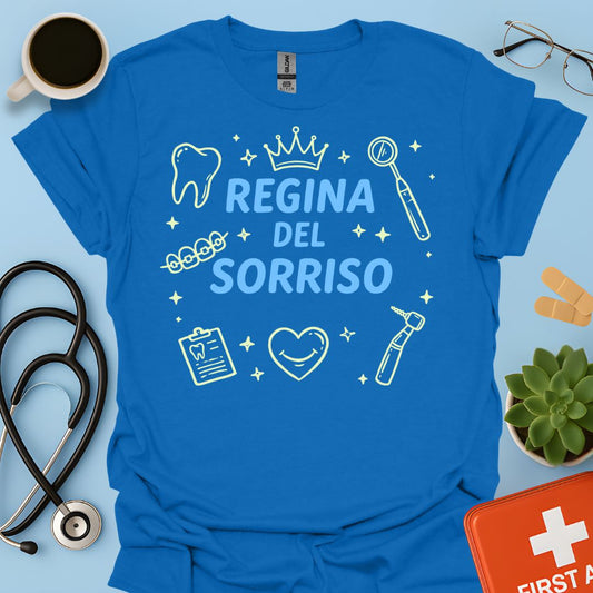Regina del Sorriso - Maglietta per Dentista, Igienista e Odontoiatra