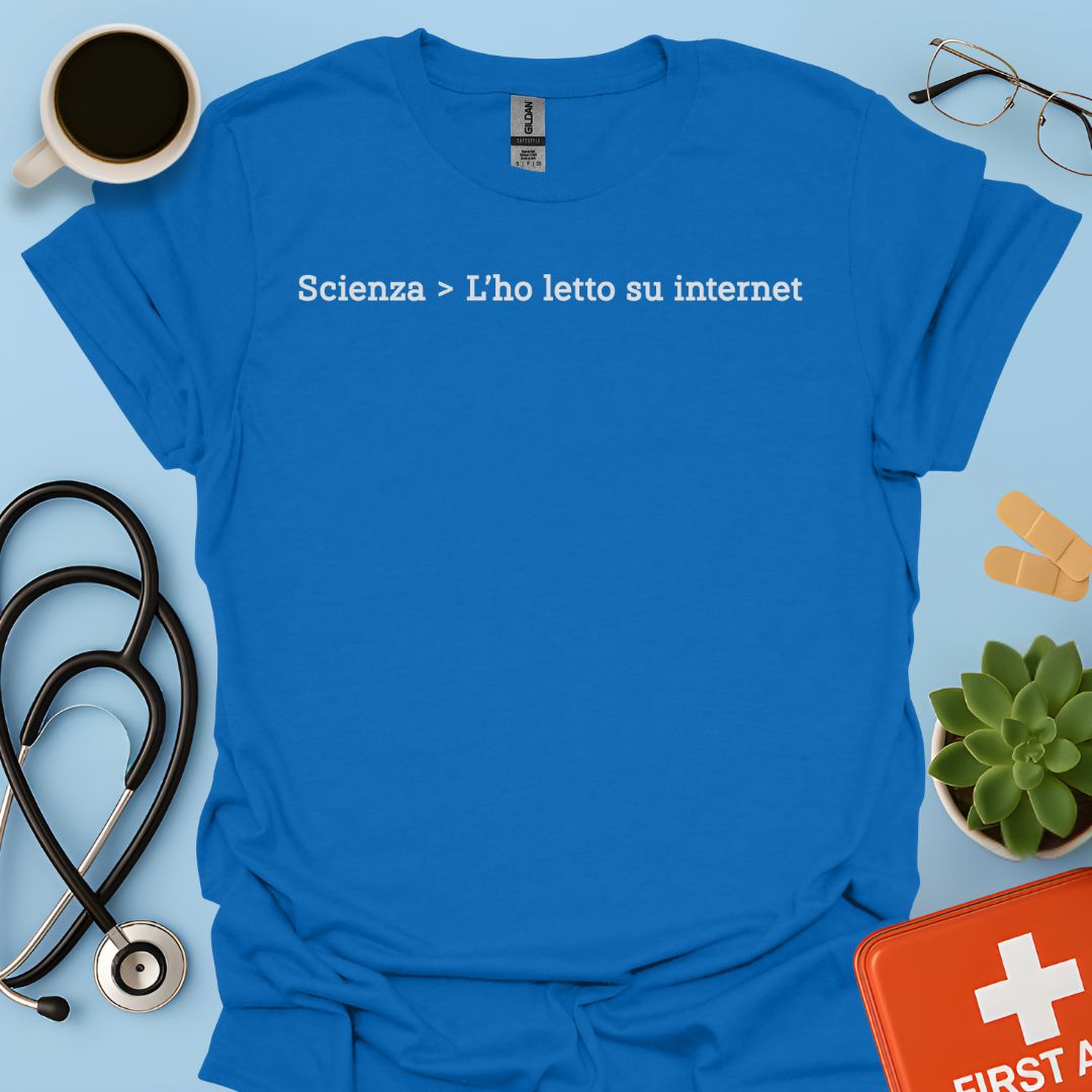 La scienza > L'ho letto su internet - Infermieri Medici Specializzandi Maglietta
