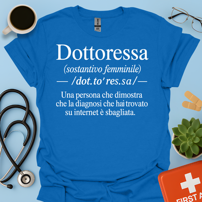 Definizione di Medico Dottoressa Maglietta