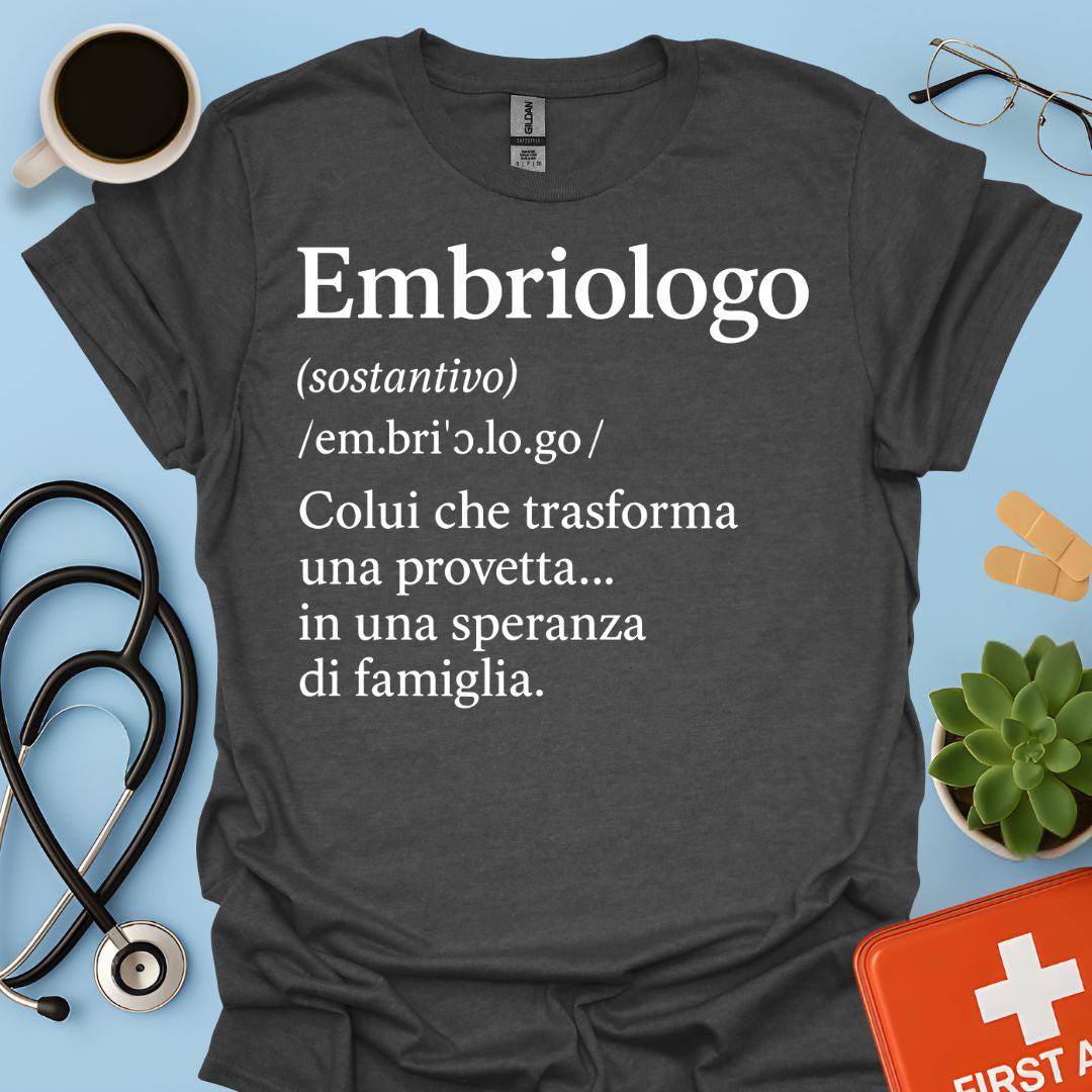 Maglietta Definizione Embriologo