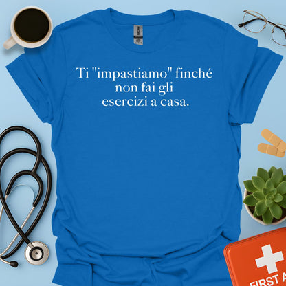 Maglietta Divertente Fisioterapia