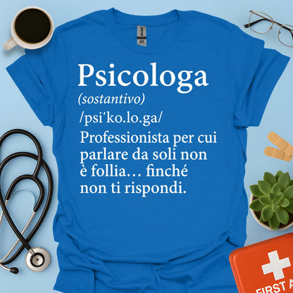 Maglietta Definizione Psicologa