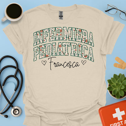 Maglietta Infermiera Pediatrica Personalizzata