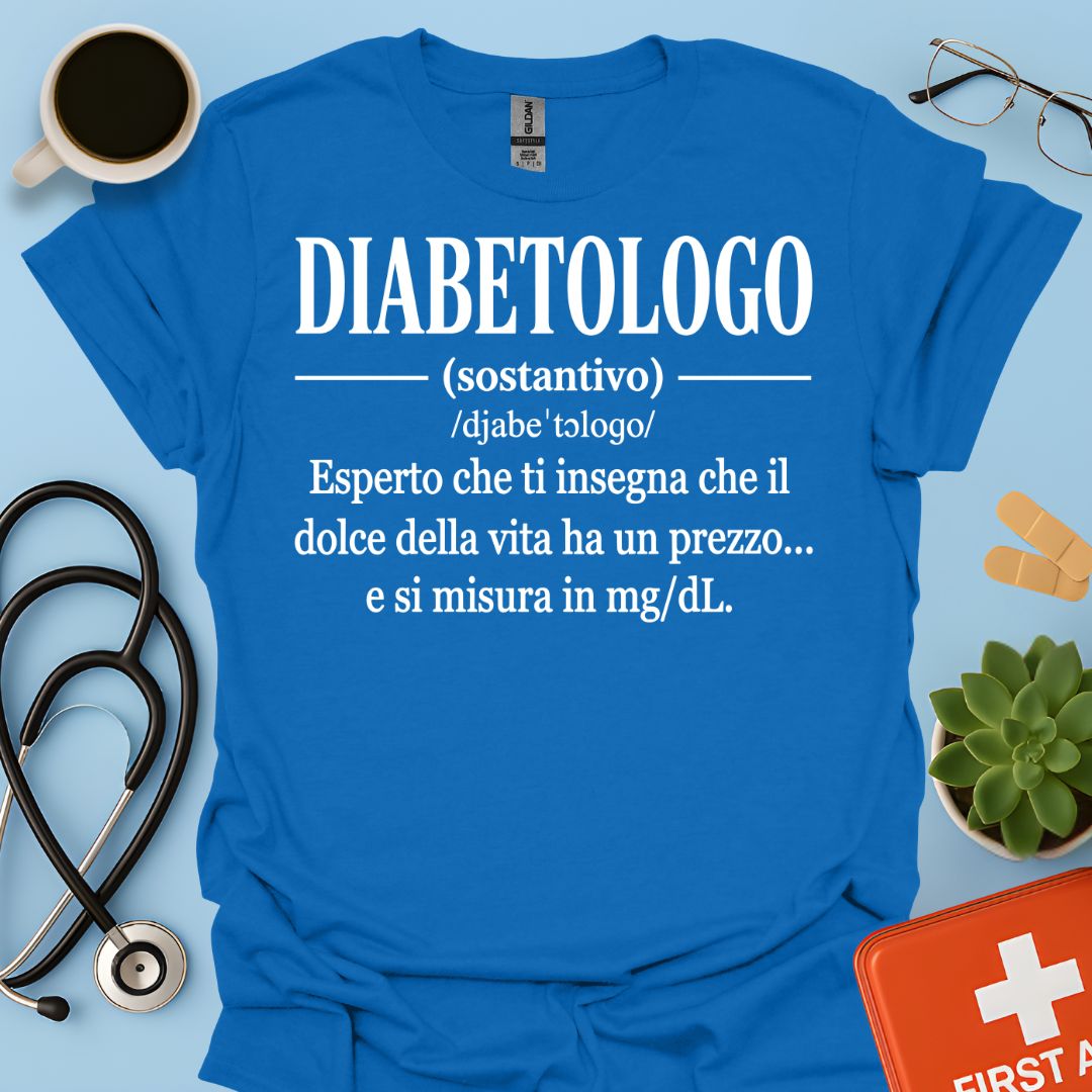 Maglietta Definizione Diabetologo