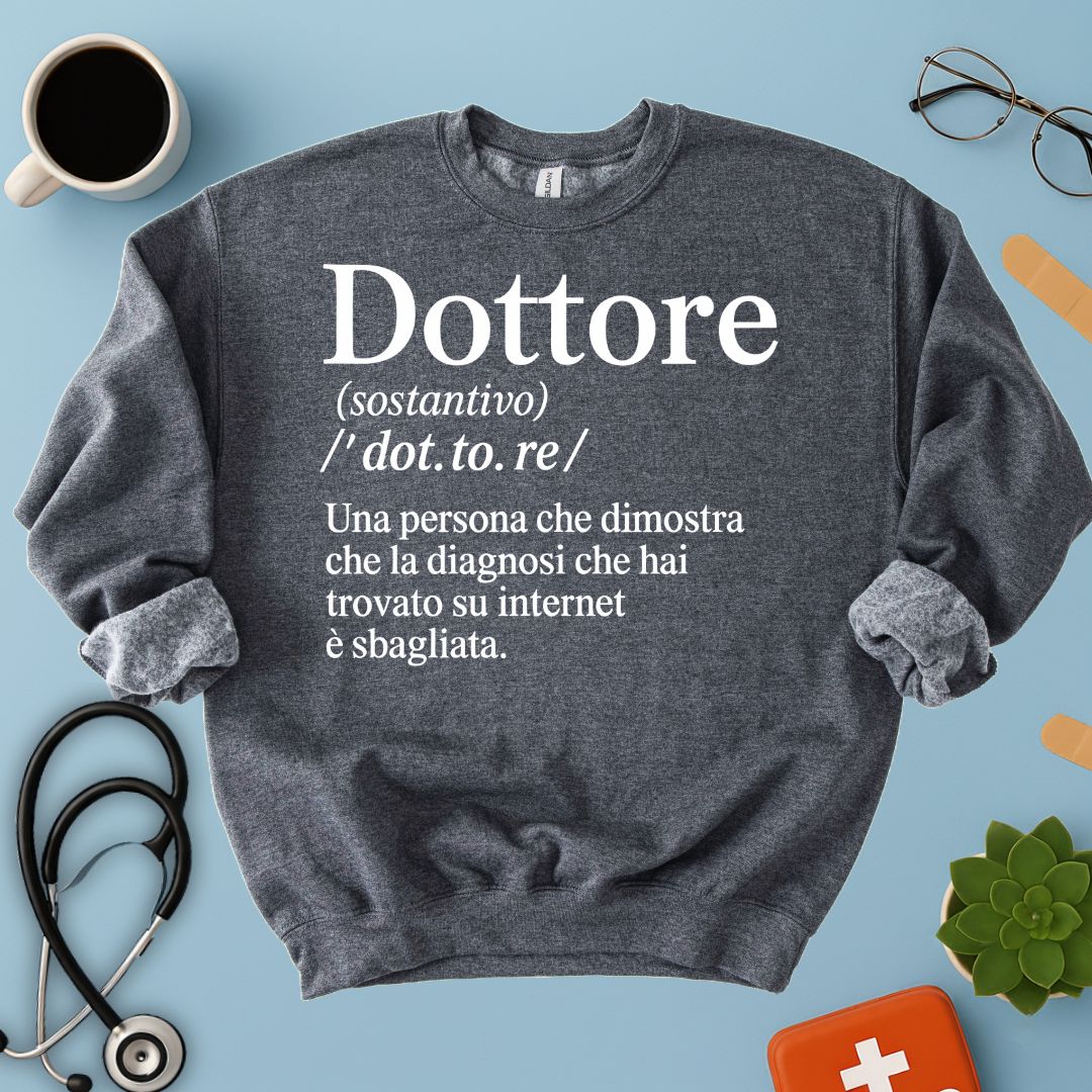 Felpa Definizione Dottore Medico