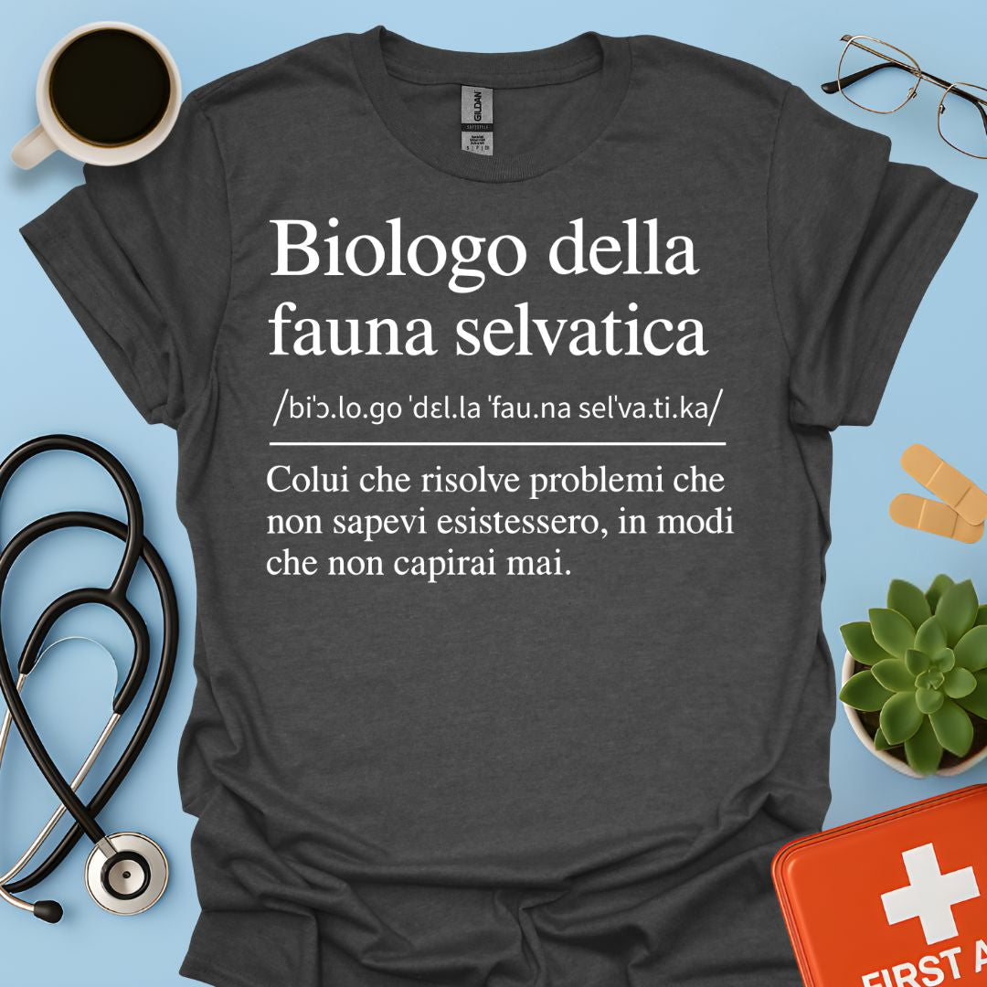 Maglietta Biologo Della Fauna Selvatica