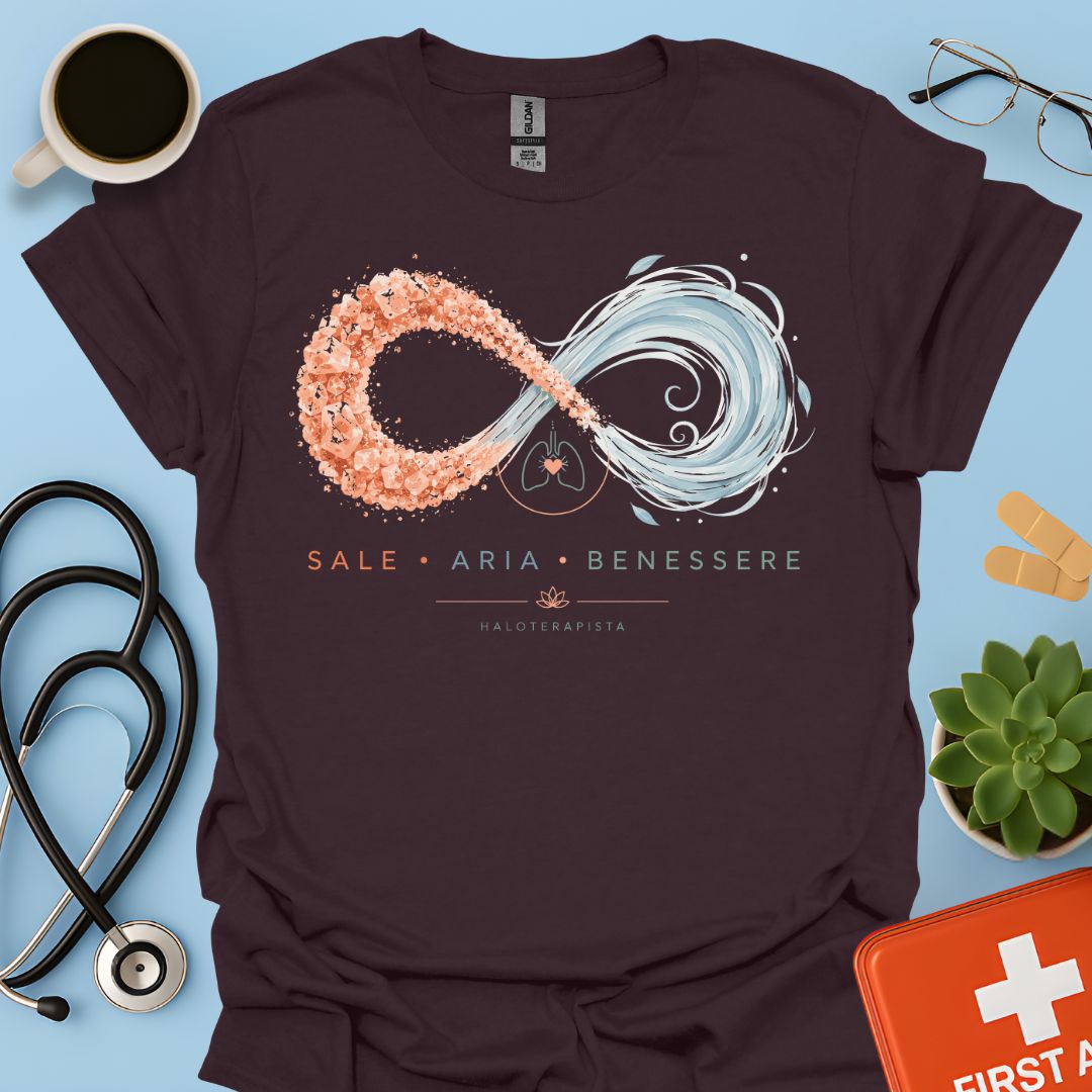 Maglietta Haloterapista | Sale • Aria • Benessere
