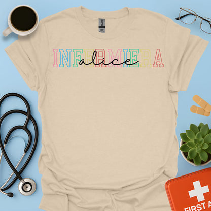 Infermiera Personalizzata Maglietta