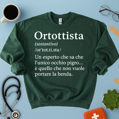 Felpa Divertente Ortottista