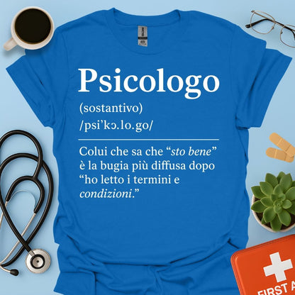 Definizione Psicologo Maglietta