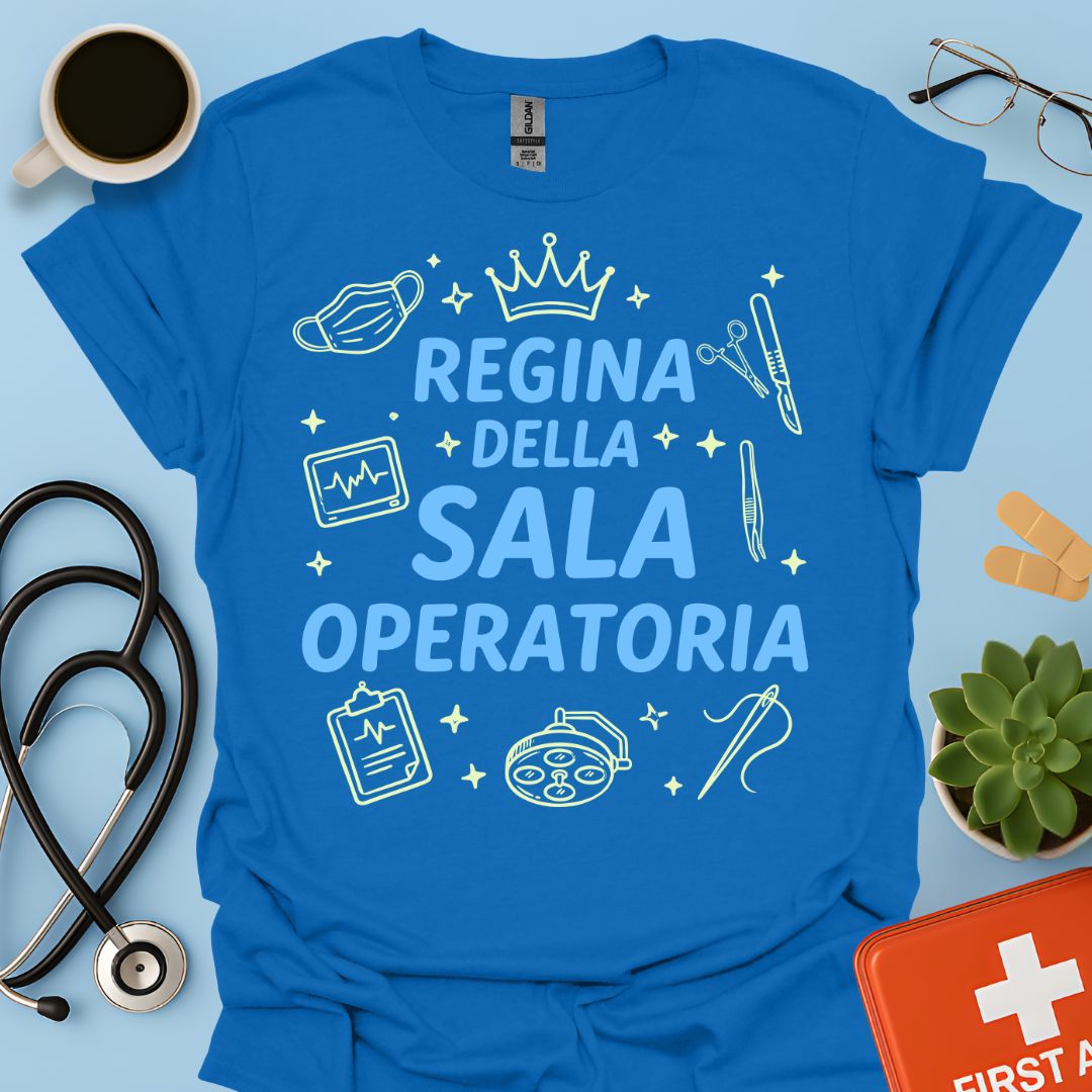 Regina della Sala Operatoria - Maglietta Infermiera e Chirurgo