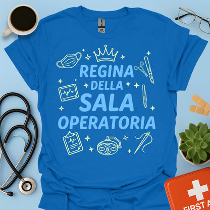 Regina della Sala Operatoria - Maglietta Infermiera e Chirurgo