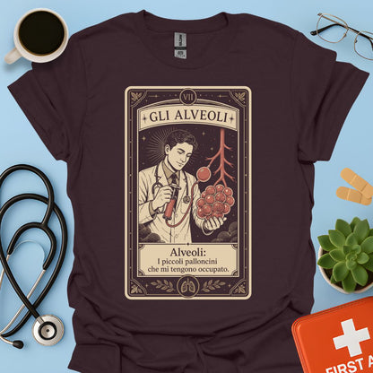 Maglietta Pneumologo – Gli Alveoli Carta dei Tarocchi
