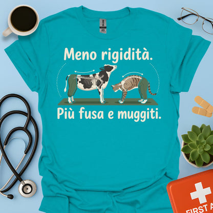 Maglietta Fisioterapista Divertente – L'esercizio Gatto-Mucca