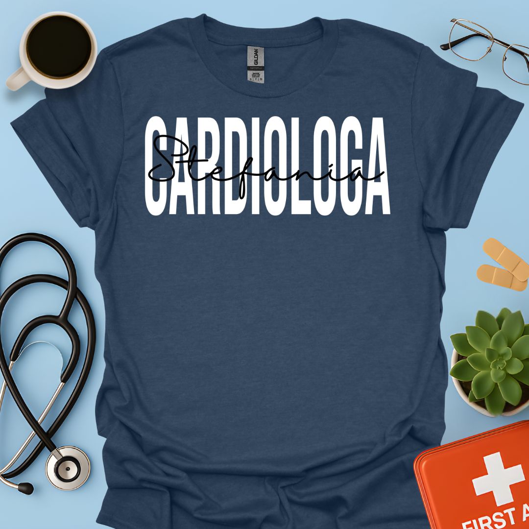 Cardiologia Maglietta Cardiologa Personalizzata