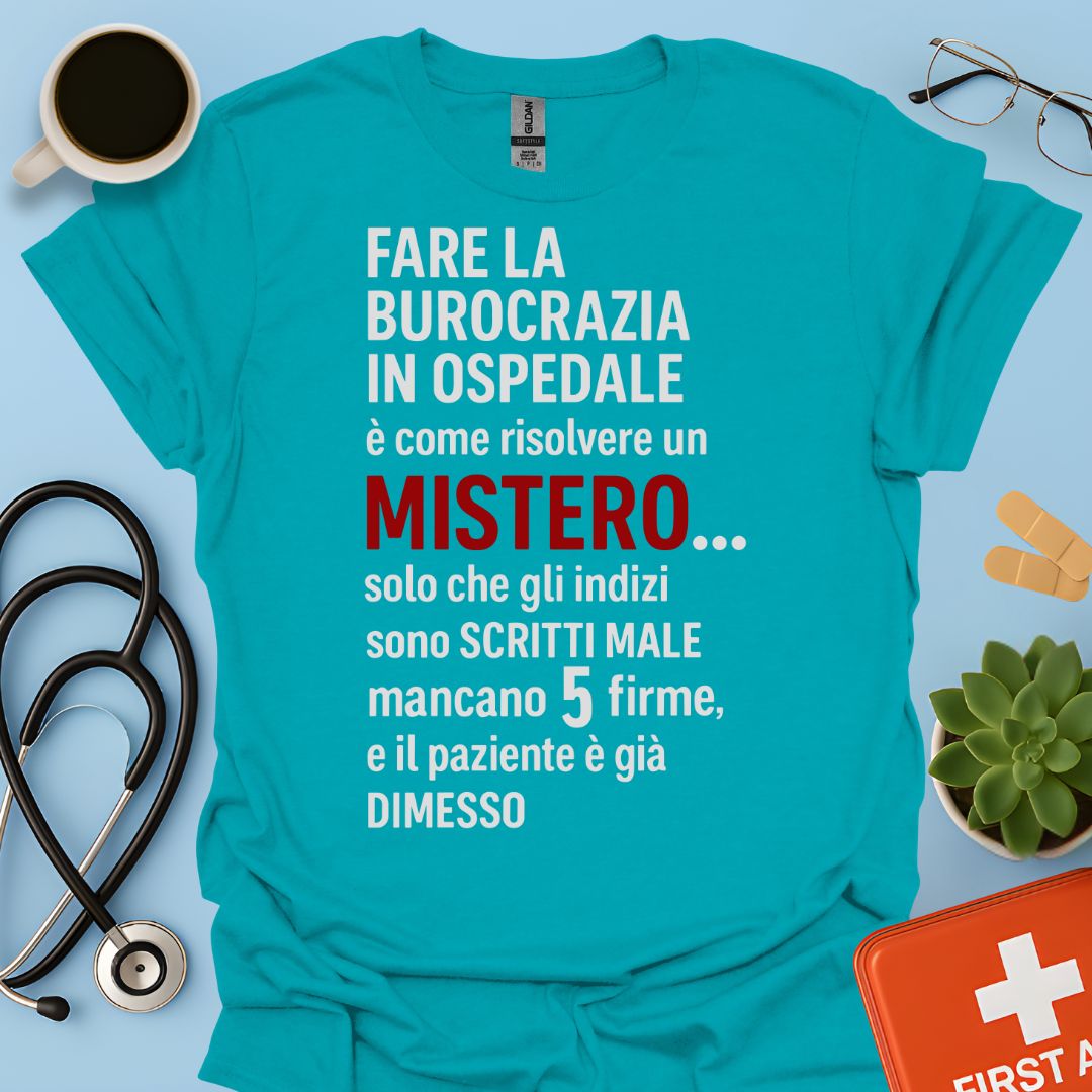 Burocrazia Clinica: Livello Esperto Ospedale Divertente Maglietta