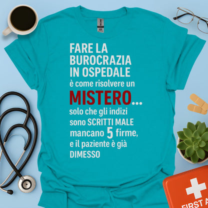 Burocrazia Clinica: Livello Esperto Ospedale Divertente Maglietta