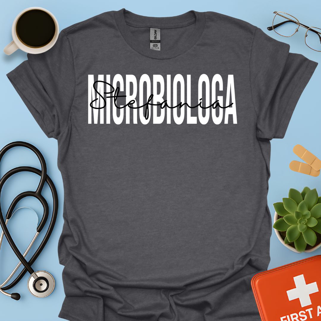 Maglietta Microbiologa Personalizzata