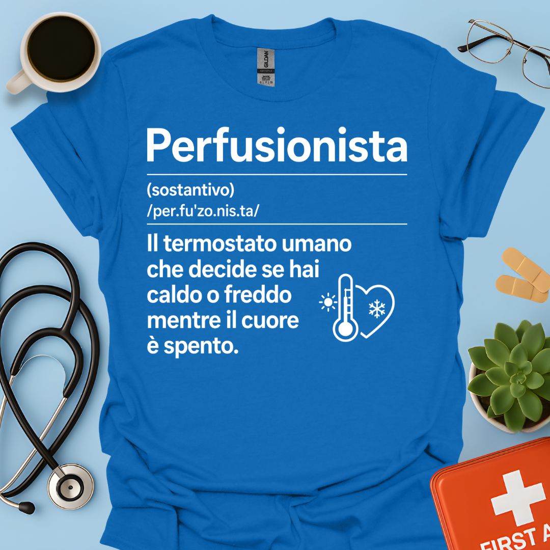 Maglietta Definizione Perfusionista