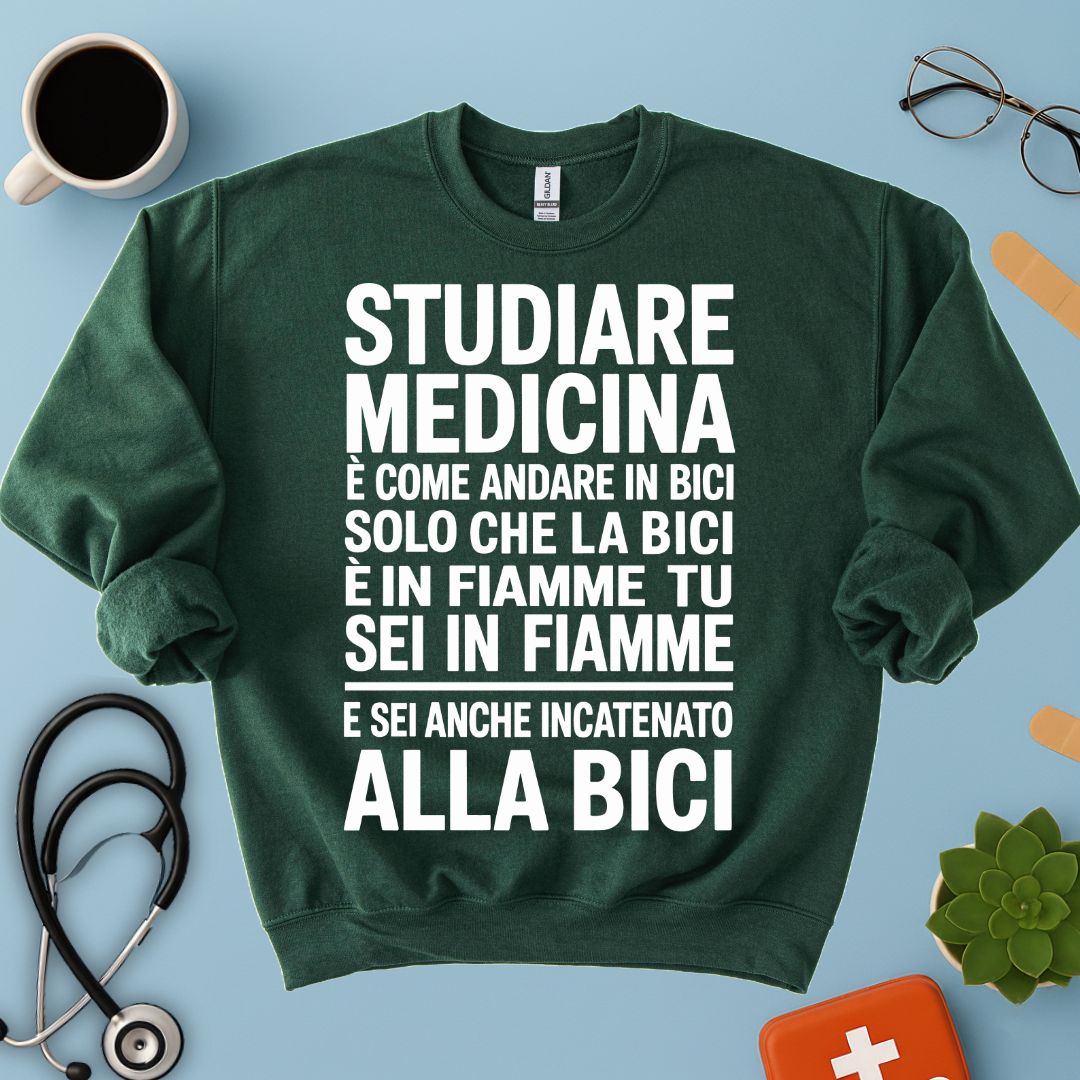 Felpa Divertente Studente Medicina