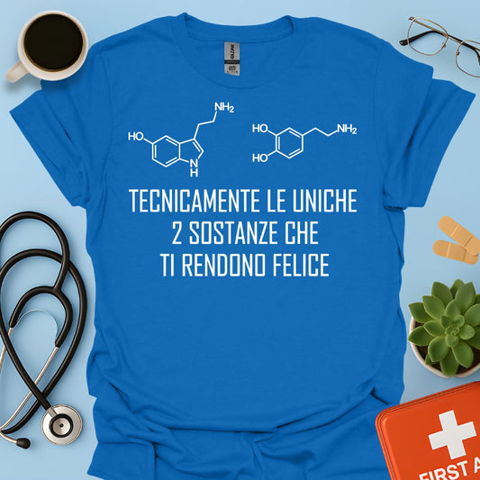 Maglietta Serotonina e Dopamina