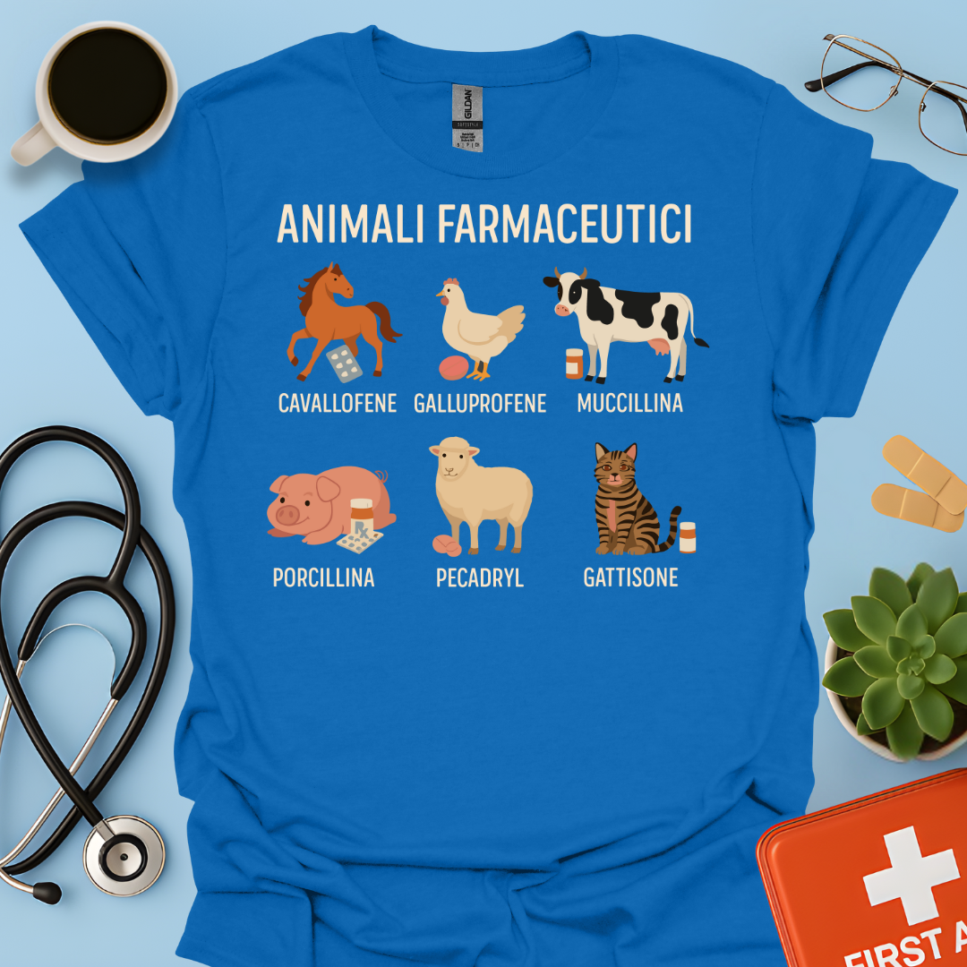 Animali Farmaceutici - Farmacista / Veterinaria Maglietta