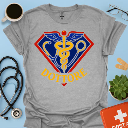 Regalo Divertente Super Dottore Medico Maglietta