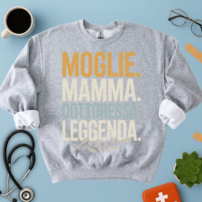 Felpa Mamma Dottoressa Medico