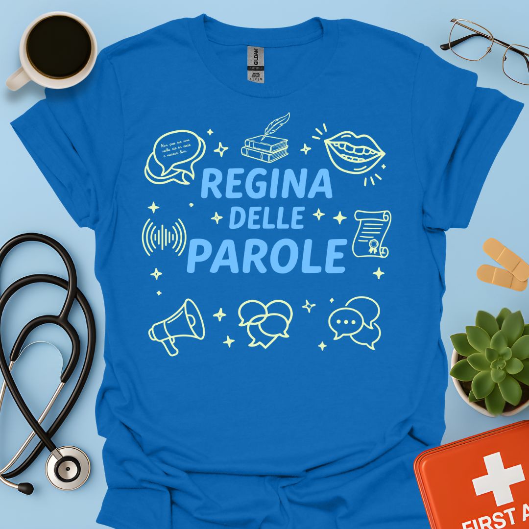 Regina delle Parole - Maglietta Logopedista