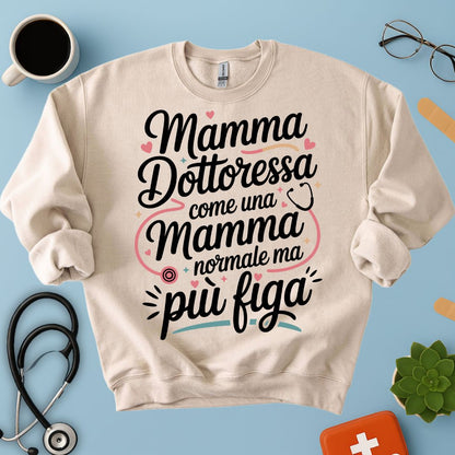 Felpa Mamma Dottoressa Medico