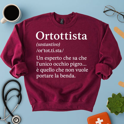 Felpa Divertente Ortottista