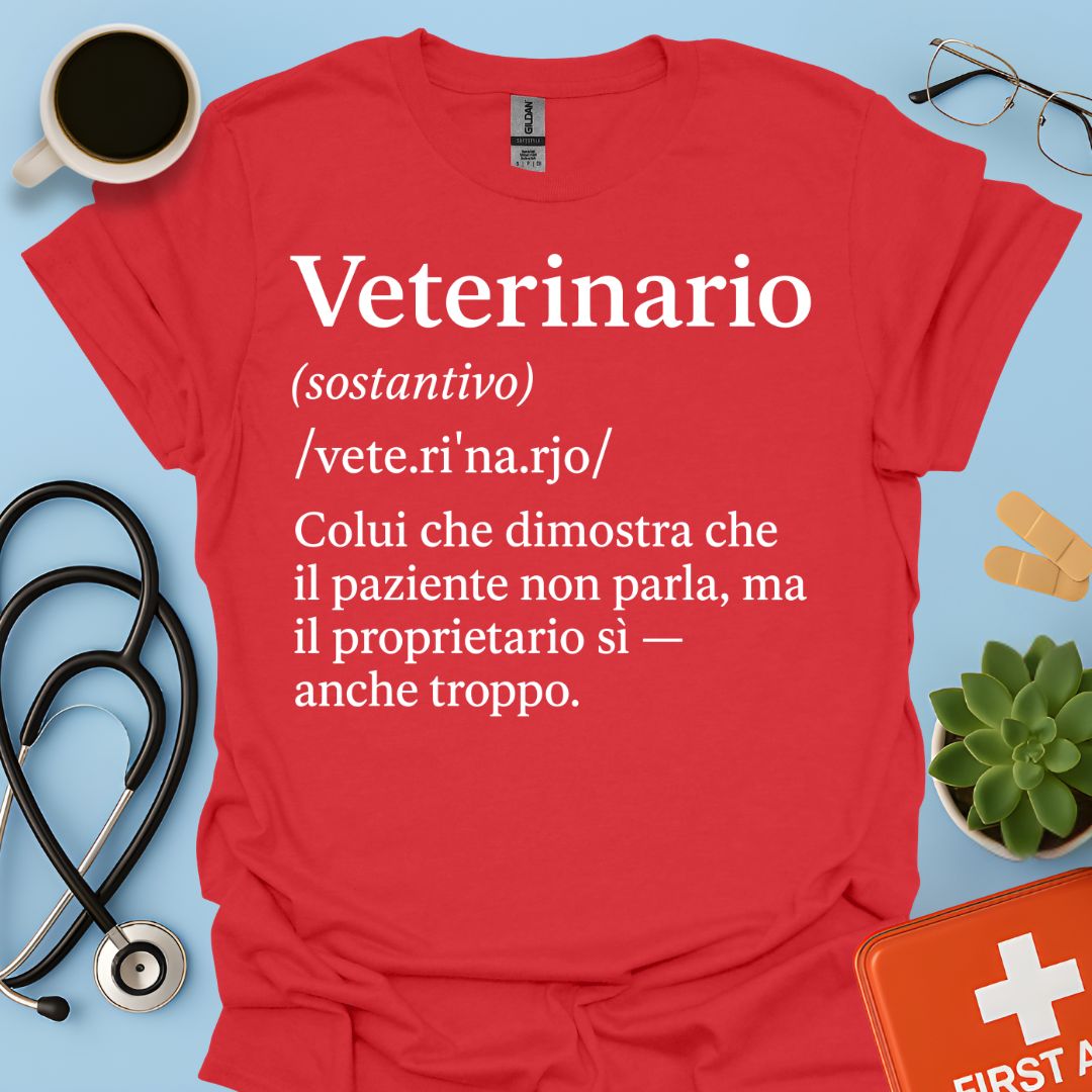 Definizione Veterinario Maglietta