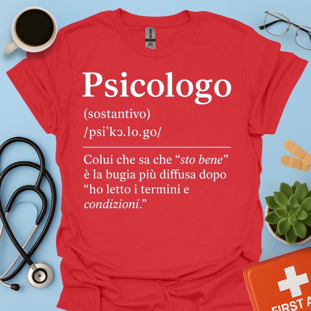 Definizione Psicologo Maglietta