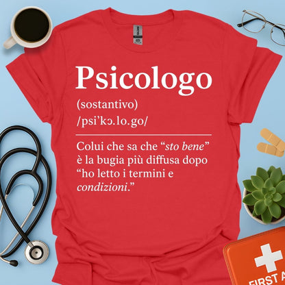 Definizione Psicologo Maglietta