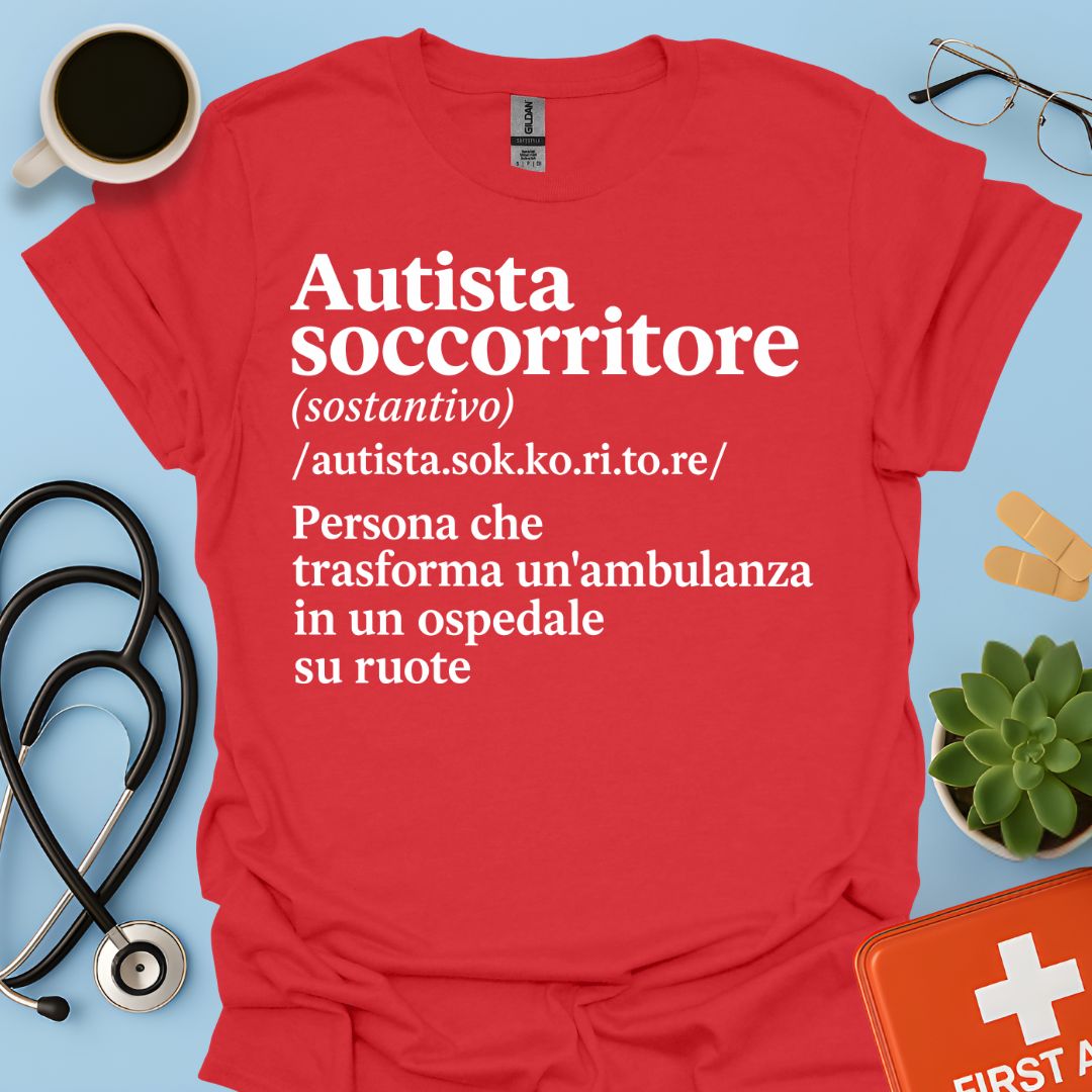 Maglietta Autista Soccorritore – Ambulanza Ospedale