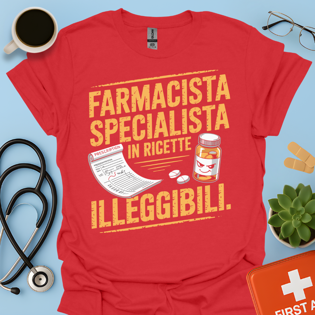 Farmacista specialista in ricette illeggibili - Farmacista Maglietta