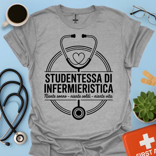 Studentessa di Infermieristica — Infermiera Maglietta
