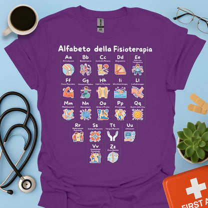 Maglietta Alfabeto Fisioterapia