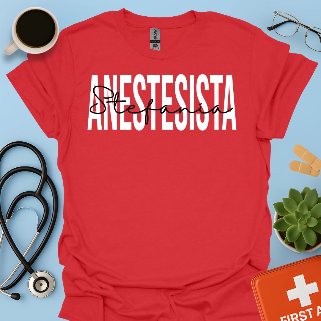 Maglietta Anestesista Personalizzata