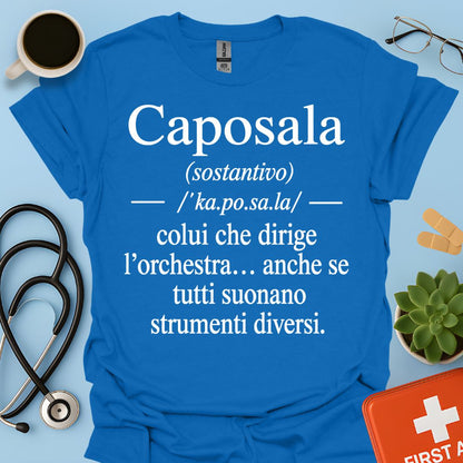 Maglietta Caposala – Dirige l'Orchestra – Regalo Coordinatore Infermieristico