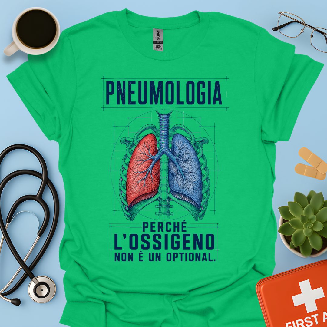 Maglietta Pneumologia – Perché l'Ossigeno Non È un Optional